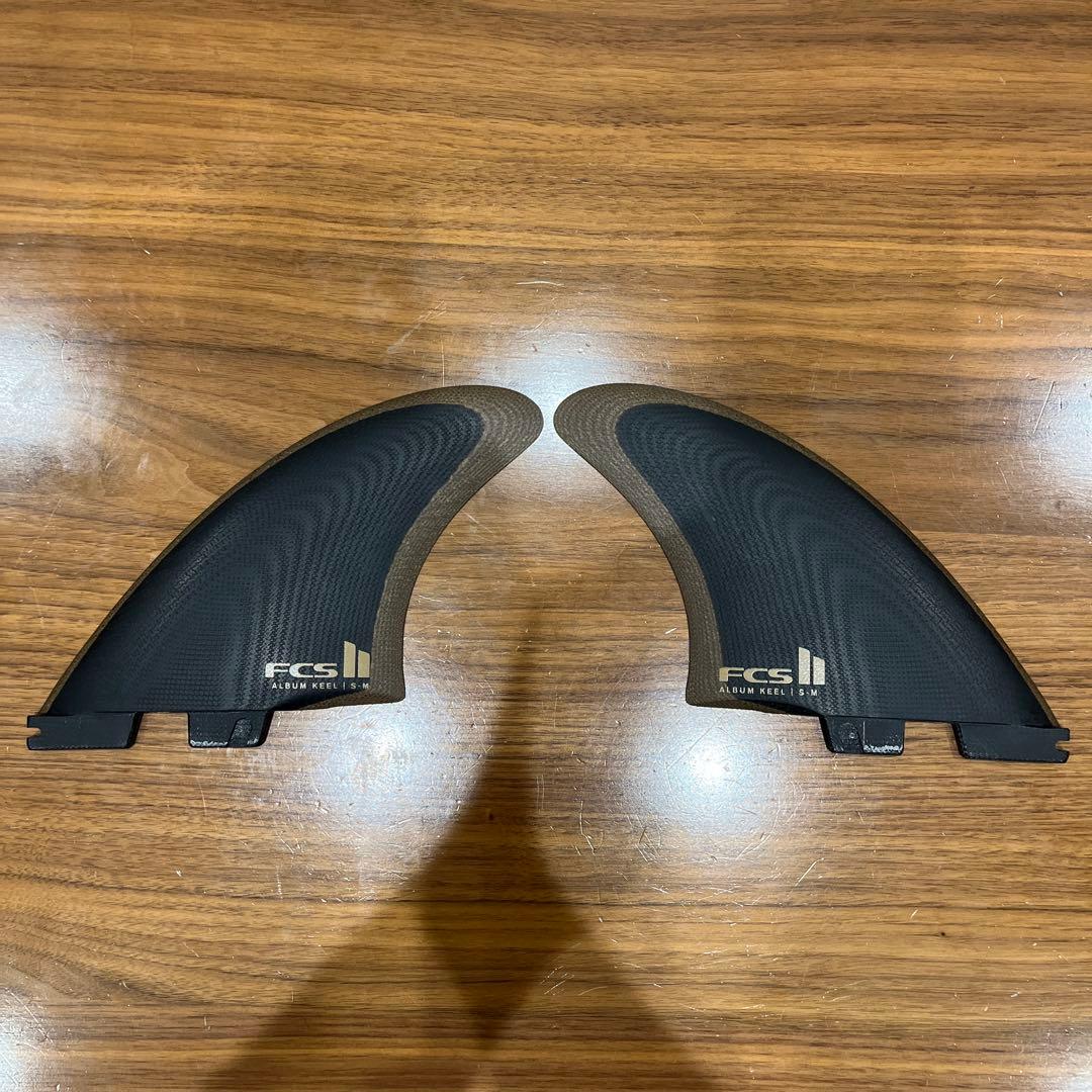 FCS II ALBUM サーフボード　キールフィン ブラック