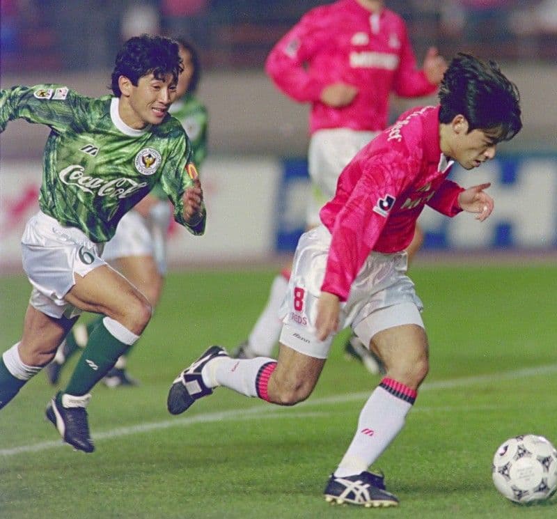 1993年 日本代表アウェー長袖ユニフォーム 都並敏史仕様 ヴェルディ川崎