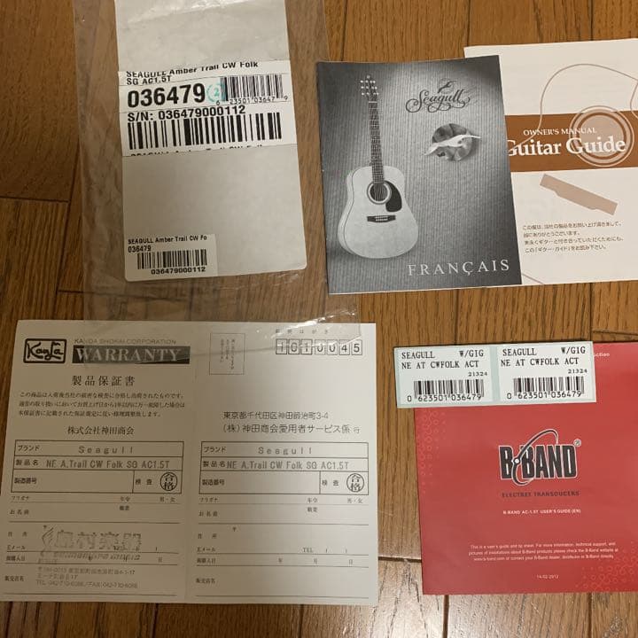 エレアコ　ギター seagull Amber Trail シーガル