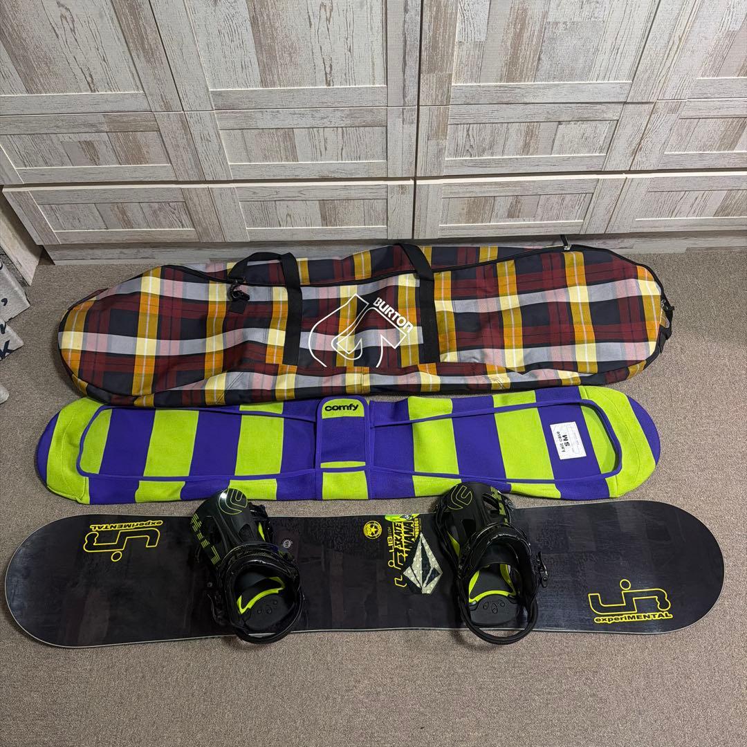 タケ【美品】 スケートバナナ　145cm FLUX ビンディング4点セット