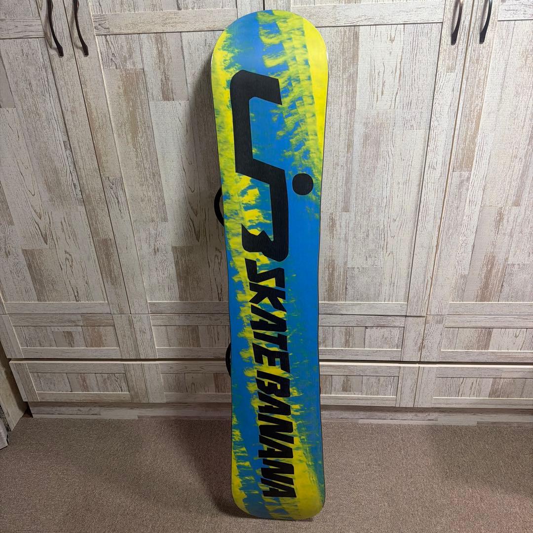 タケ【美品】 スケートバナナ　145cm FLUX ビンディング4点セット