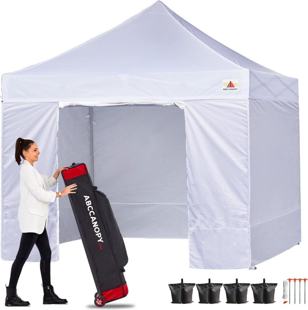 ABCCANOPY タープテント 3mx3m 横幕4枚 大型テント 6-8人用