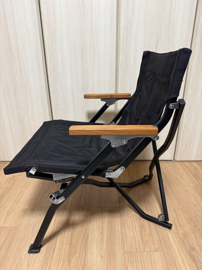 スノーピーク　ローチェアショート ブラック