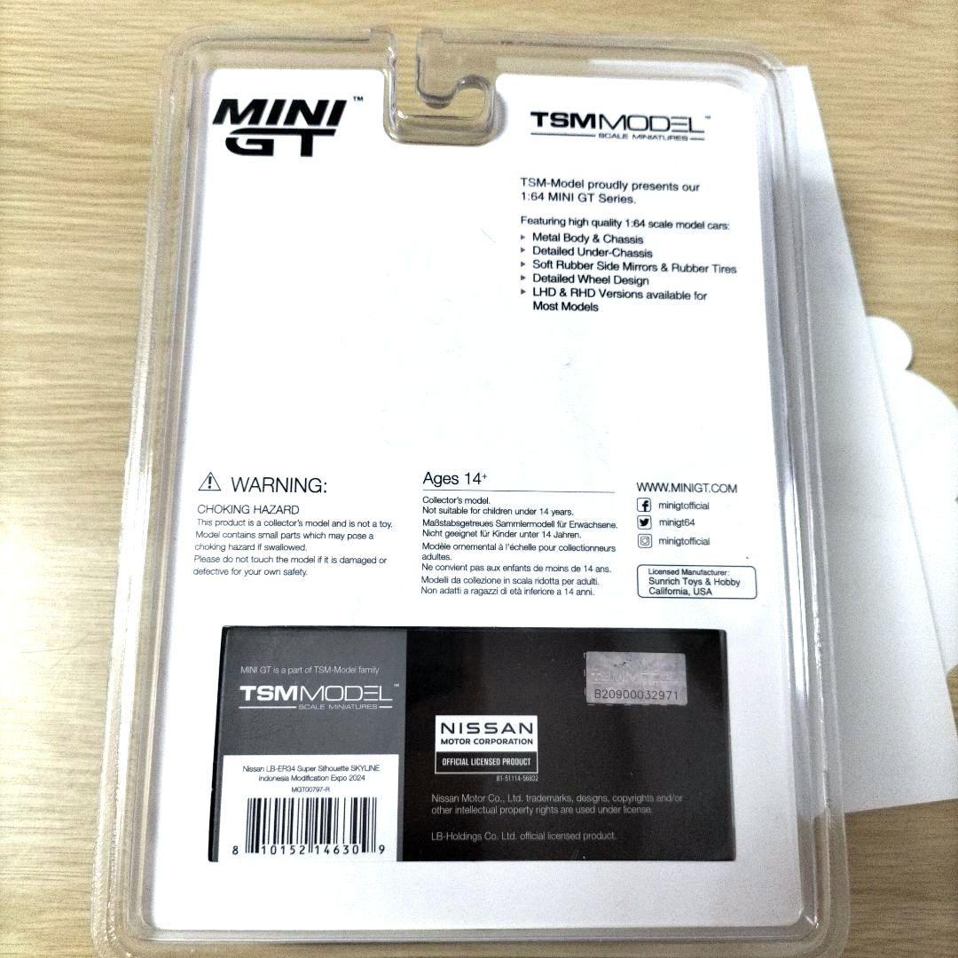 新品未開封　リバティーウォーク　Mini GT LBWK IMX　ステッカー付き