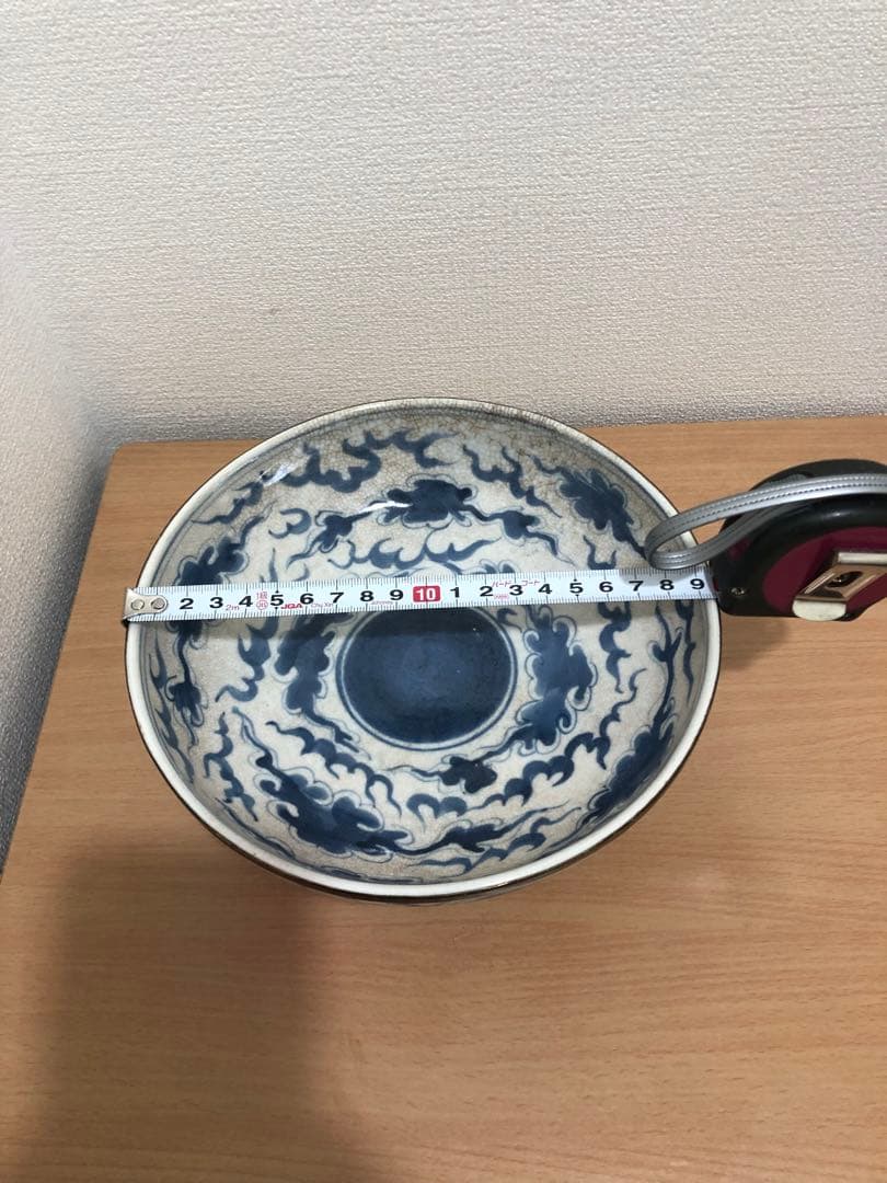 中国古磁器　清青花高碗