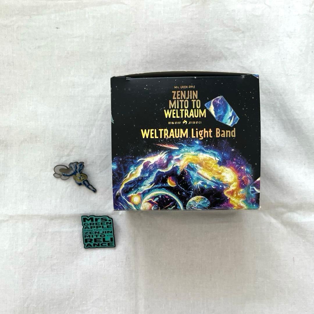 Mrs. Green Apple WELTRAUM Light Band、ピンズ