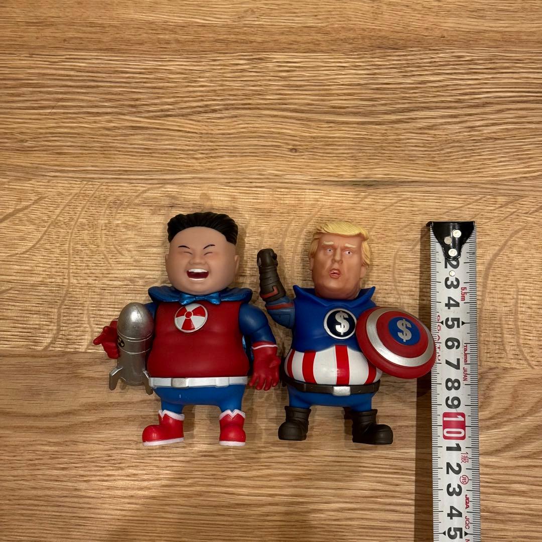 金正恩　ドナルドトランプ フィギュア 約10cm