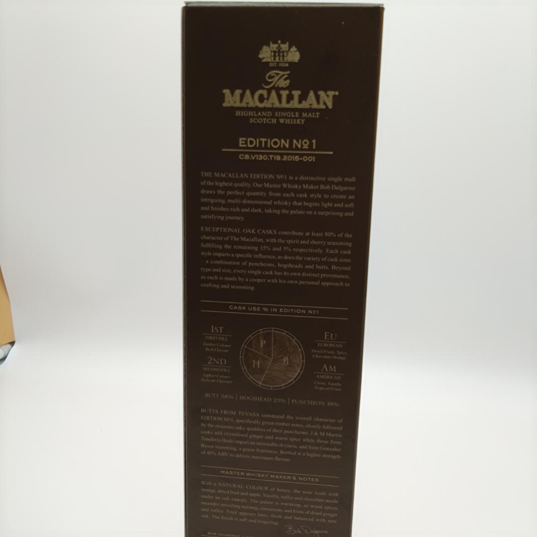 MACALLAN EDITION No,1　限定品　シングルモルトウイスキー