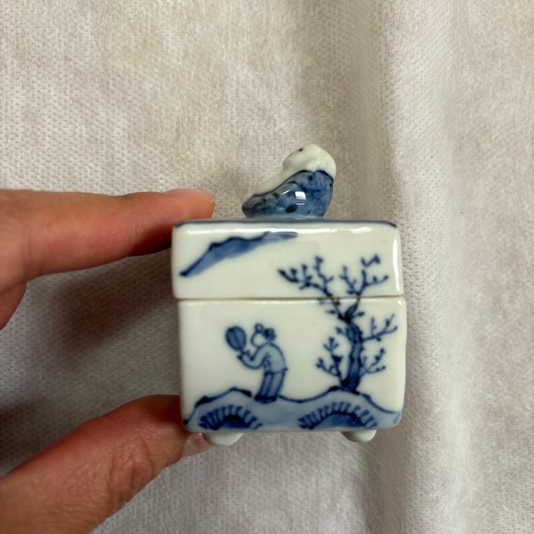 茶道具　香合　台　布袋　昭阿弥