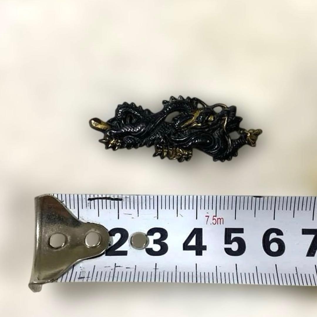 B-57 目貫　片目貫　3個セット　武具　刀装具　時代物　骨董品　美術品　工芸品