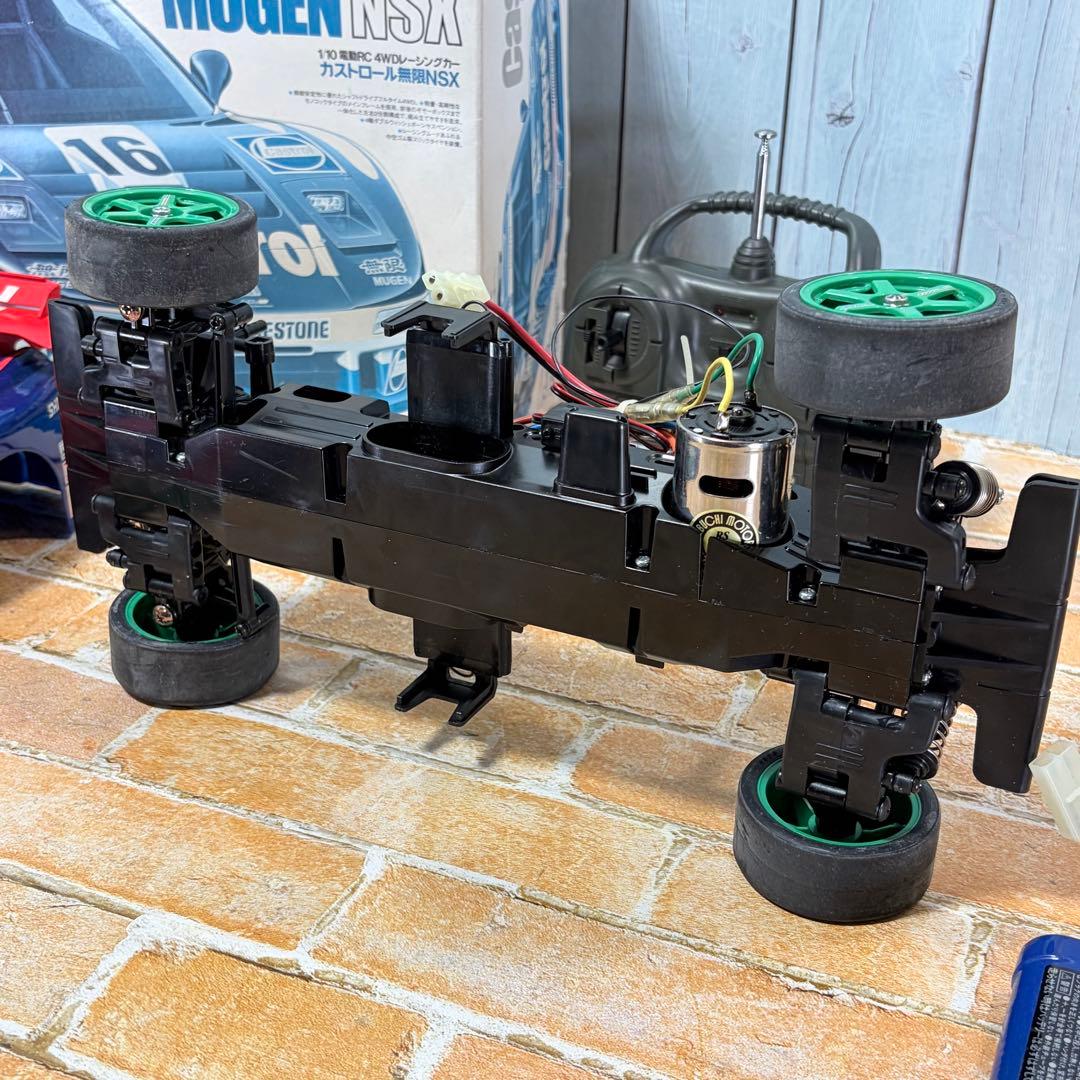 絶版 不動品 タミヤ 1/10 RC カストロール 無限 NSX