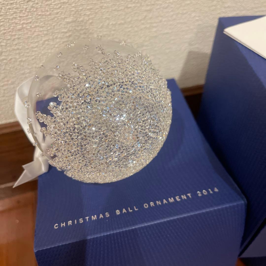 美品⚫︎スワロフスキー　クリスマス　ボール　オーナメント　２０１４