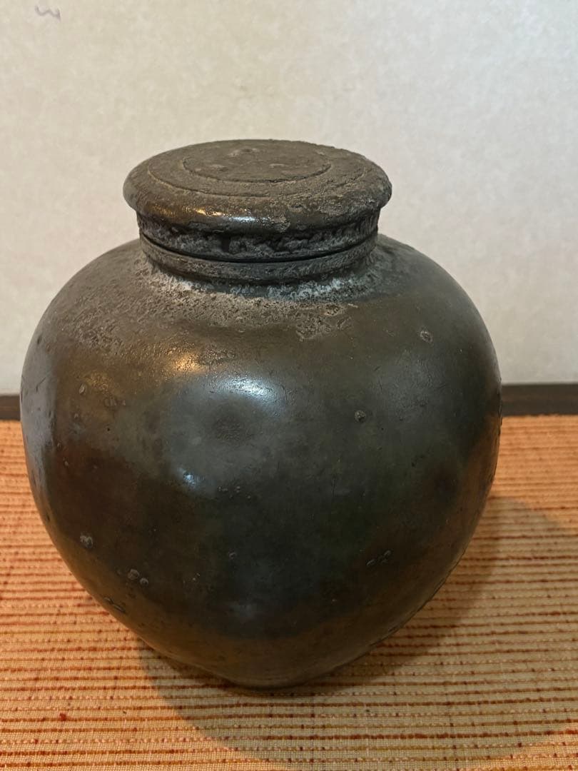 骨董　時代物　茶壺　古錫茶壺　3kg 古美術　アンティーク