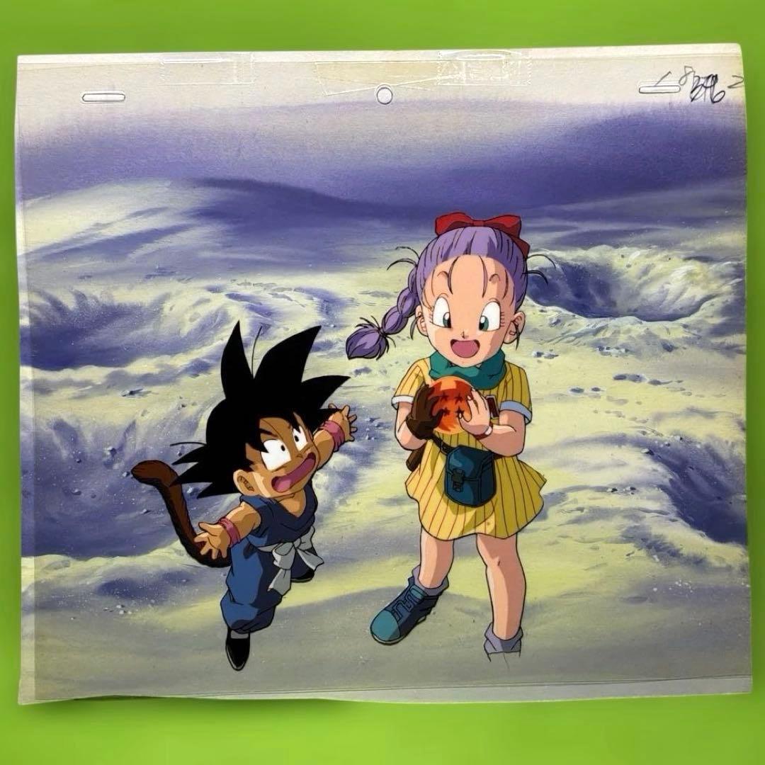 j*い様 映画ドラゴンボール セル画 ブルマと悟空
