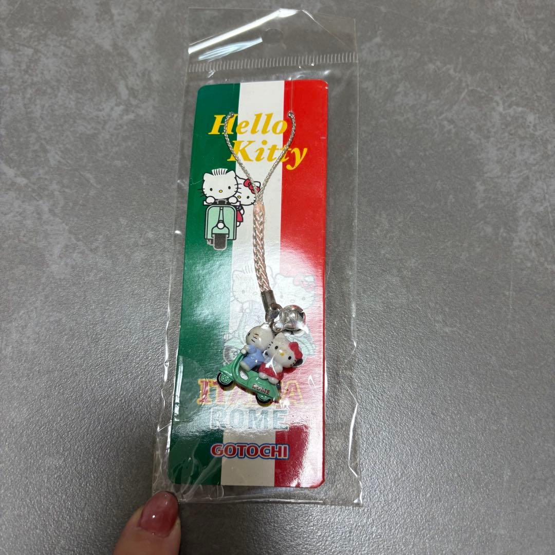 み*き様 ご当地キティ ローマ ストラップ ローマの休日 レア 年代物