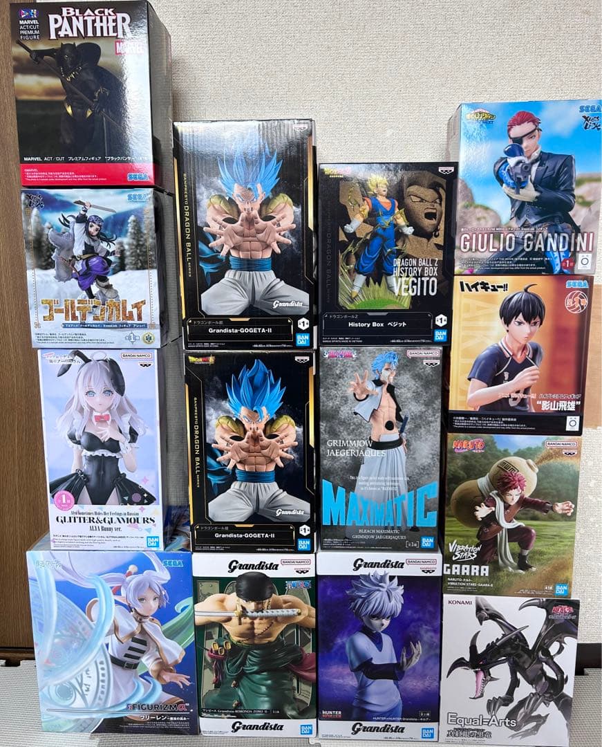 フィギュア１４点　まとめ売り　ワンピース　ドラゴンボール　ブリーチ　ハイキュー他