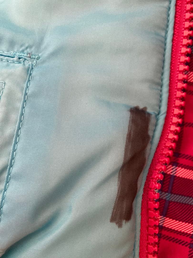 Burton スノーボードウェア M 赤/青チェック　調整可能パンツS ブラック