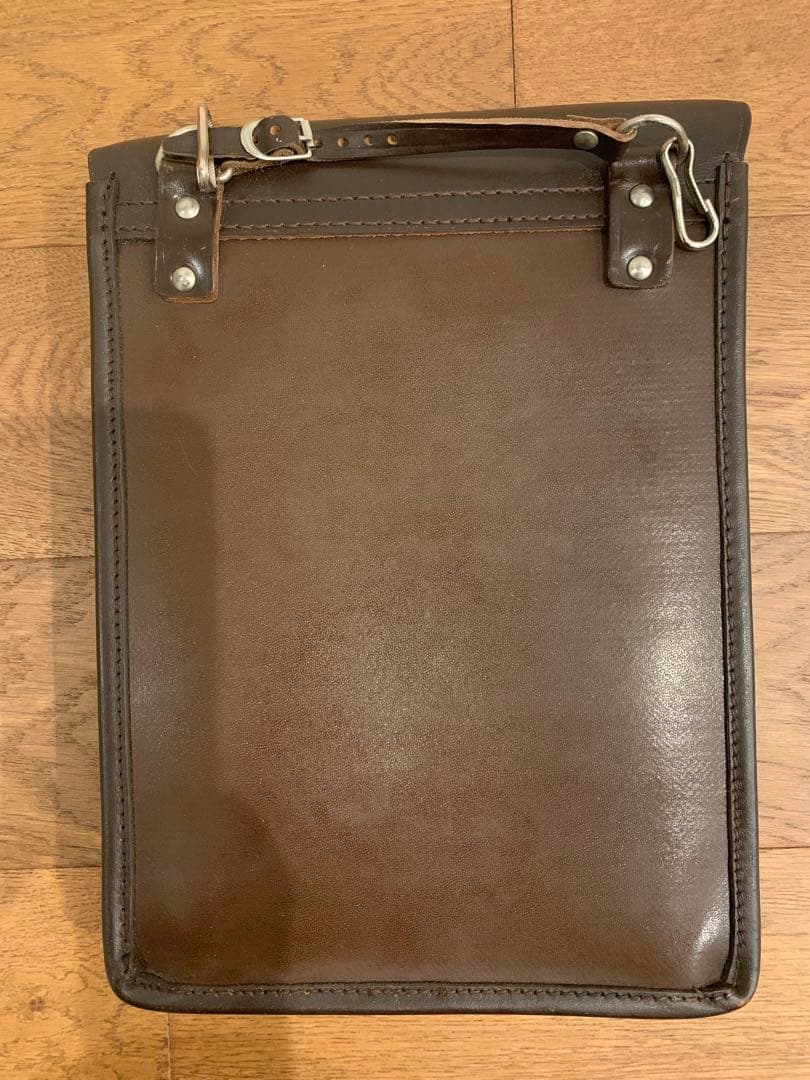 希少品箱付 旧ソ連軍将校用本革マップケ ース図嚢ミリタリーデッドストック