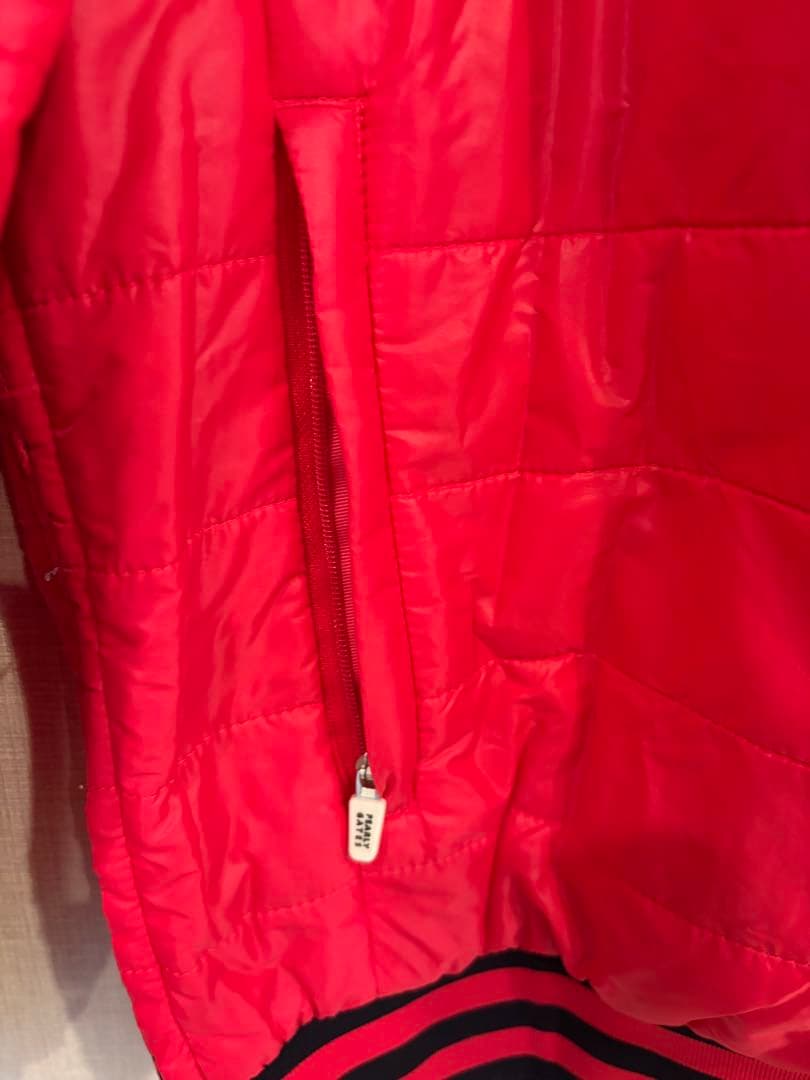 パーリーゲイツRady トップス 89 赤腕がファスナーで取れベストにも