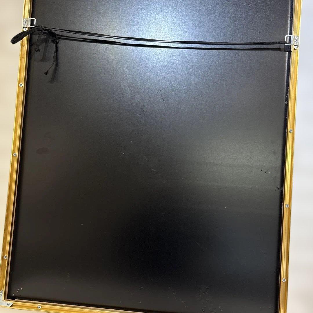 ロンドン橋と赤い電話ボックスのアート　キラキラアート