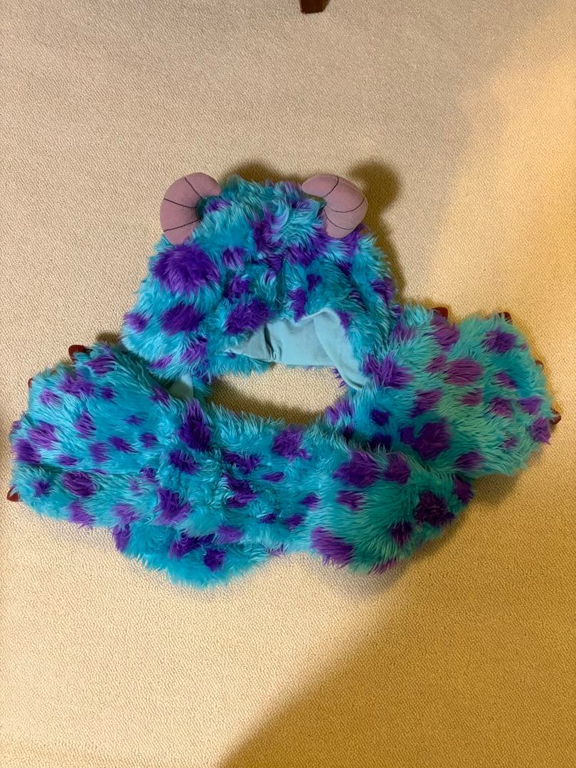 モンスターキャップ 水色と紫