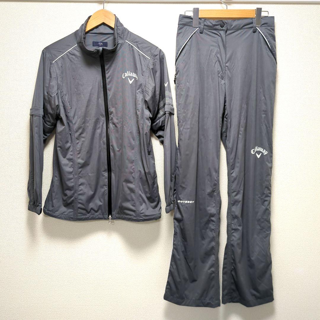 Callaway キャロウェイ レインウェア セットアップ グレー L