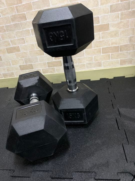 ラバーヘックス  ダンベル　12.5kg 15kg  17.5kg  各２個