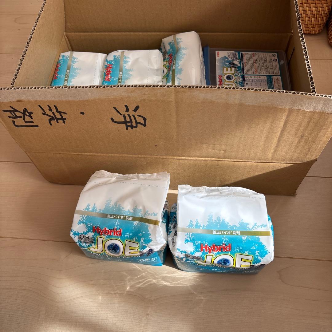 Hybrid JOE 浄粉末洗剤 6袋セット➕容器