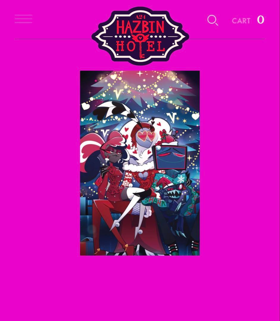 ハズビンホテル　Hazbin Hotel クリスマス限定とVOXDEIポスター２