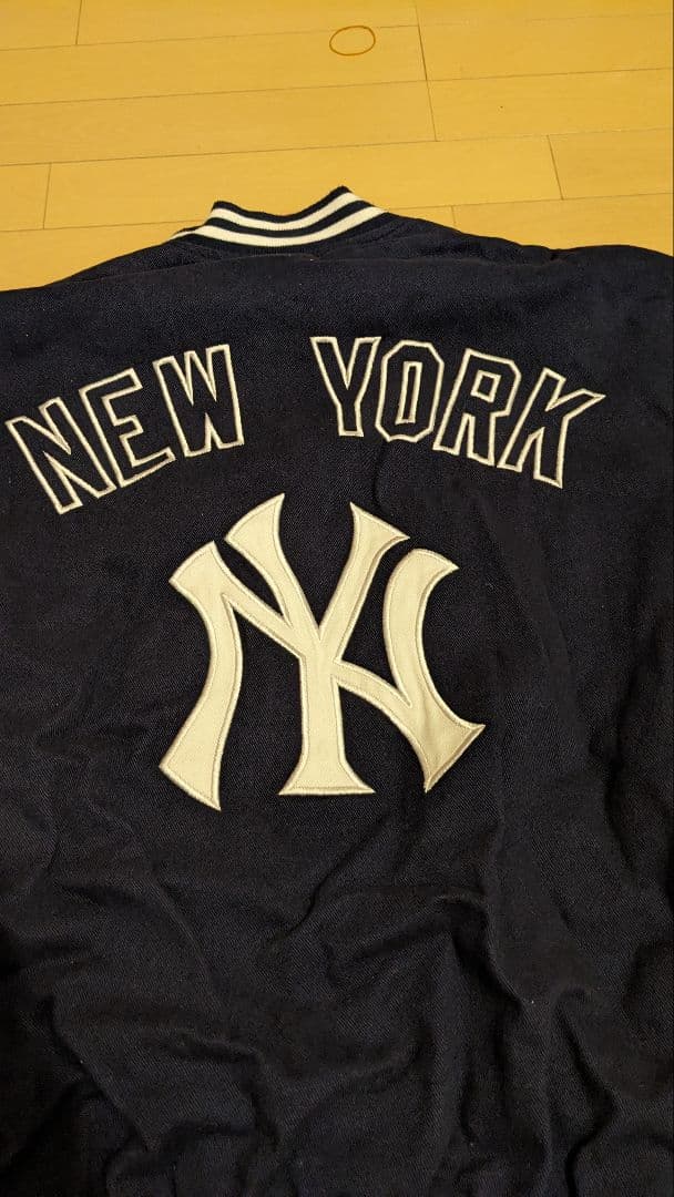 New York Yankees スタジアムジャケット ネイビー