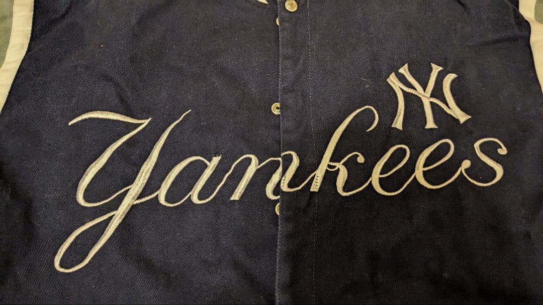 New York Yankees スタジアムジャケット ネイビー