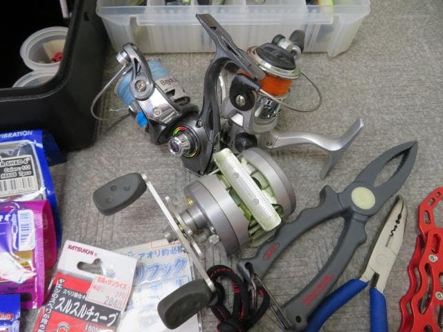ぽ*丸様 【FF3015/14】超大量!!　釣り用品40点以上まとめて　竿/ルア