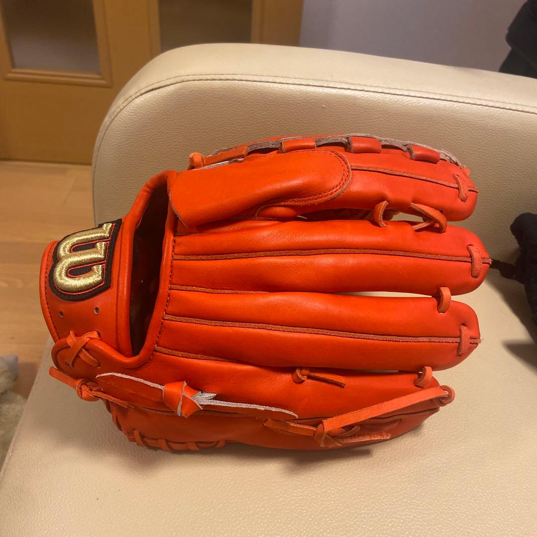 Wilson ProStaff オレンジグローブ 左用グローブ 硬式用 未使用