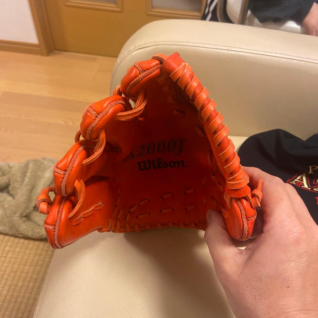 Wilson ProStaff オレンジグローブ 左用グローブ 硬式用 未使用