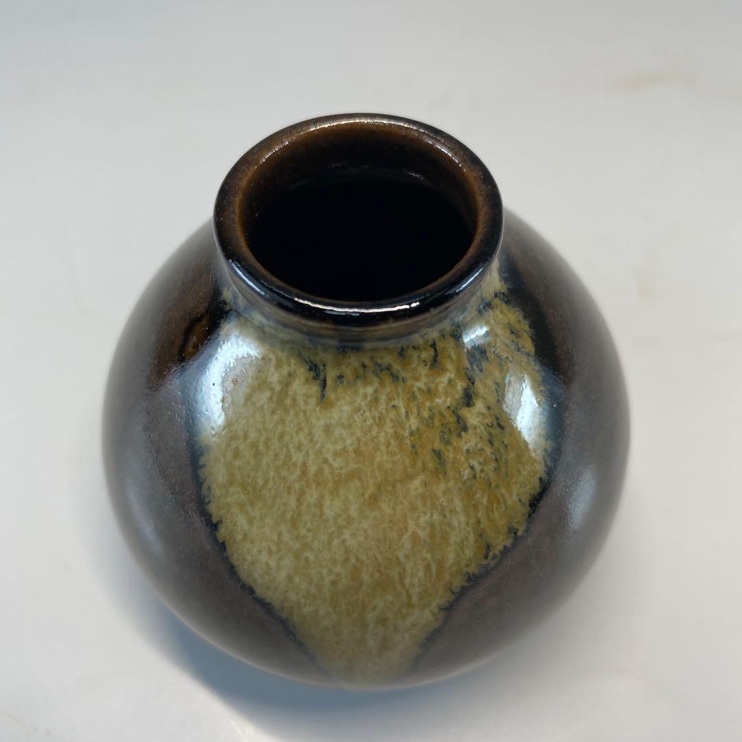 【茶道具】膳所焼茶入（共箱）