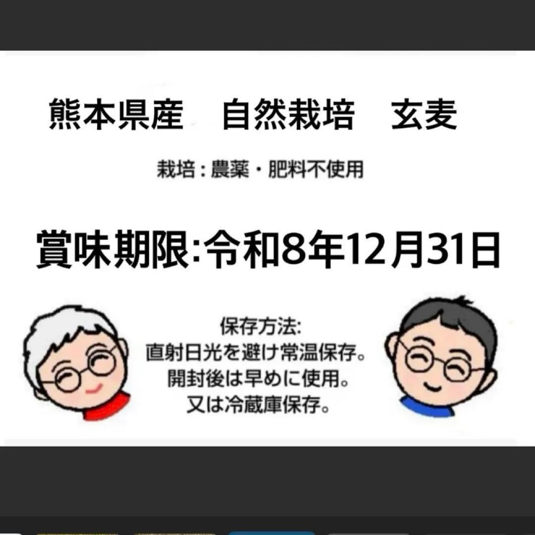 自然栽培　玄麦　13kg