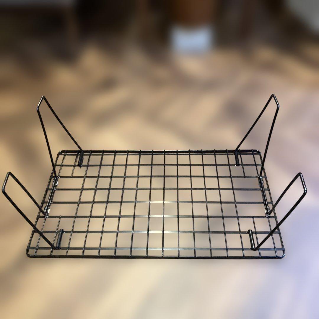 フィールドラック/ユニフレーム x 4台＋連結用天板 / キャンプギークス