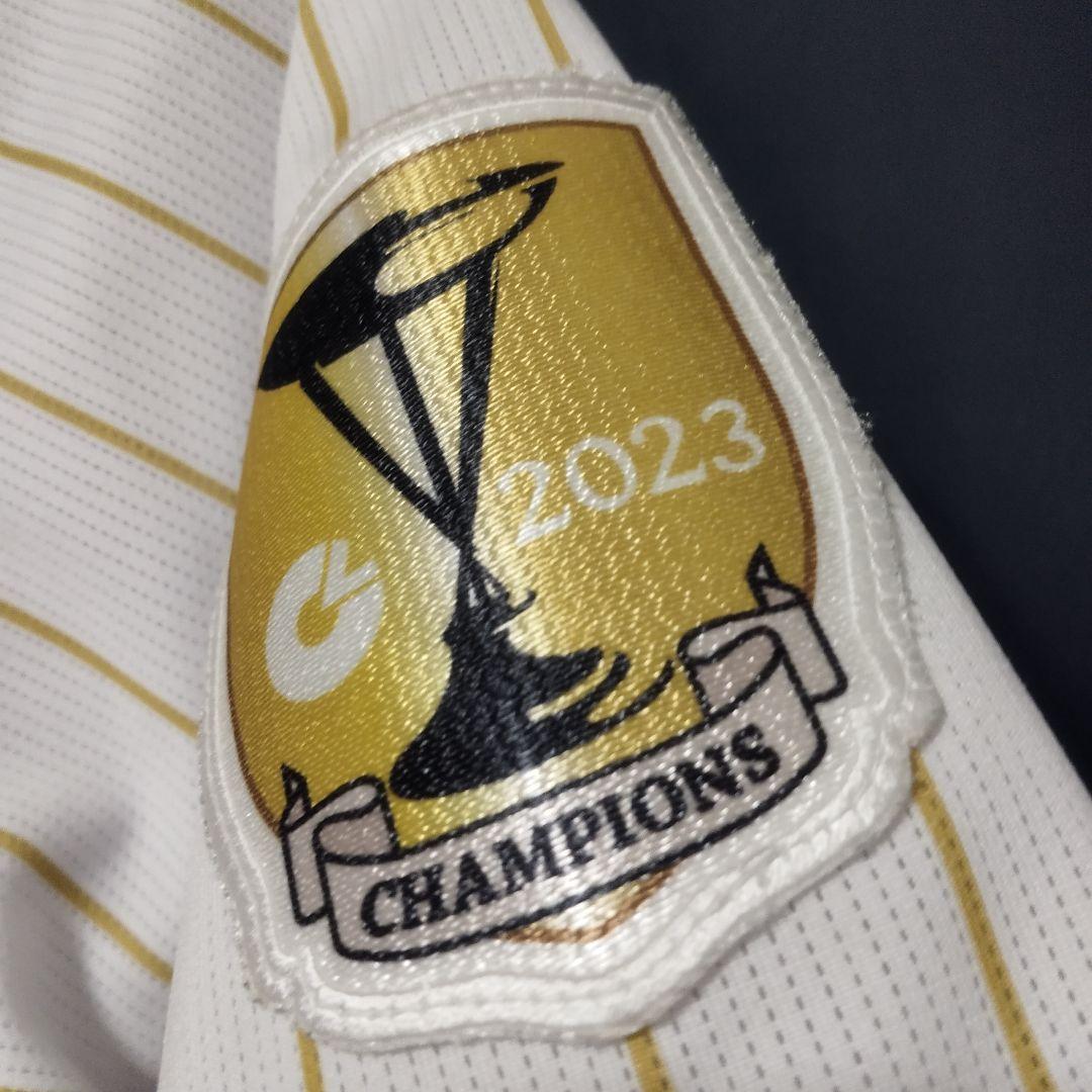 阪神タイガース　チャンピオンユニフォーム　大山悠輔　Lサイズ 金　優勝ワッペン