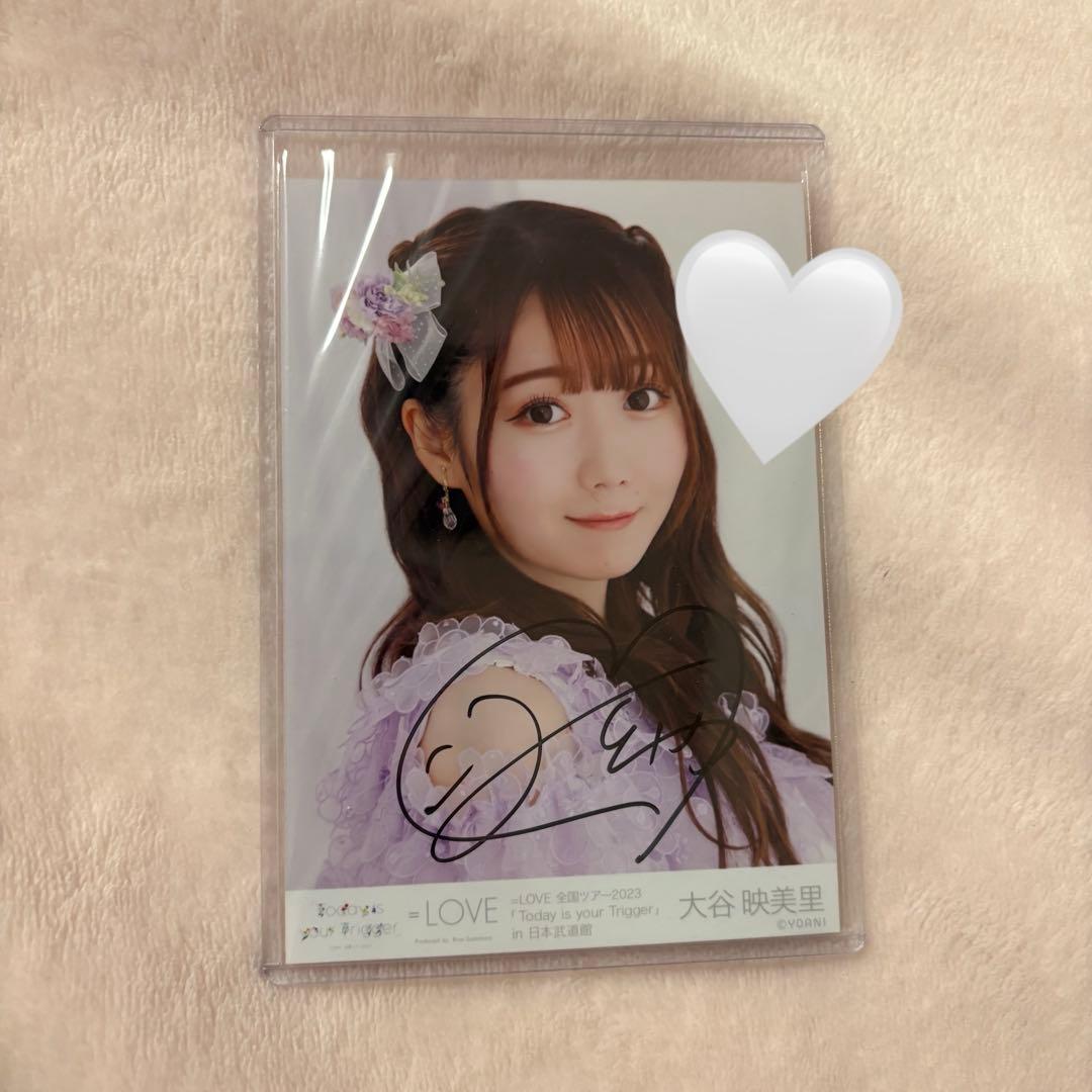 イコラブ 大谷映美里 全国ツアー2023 生写真 直筆