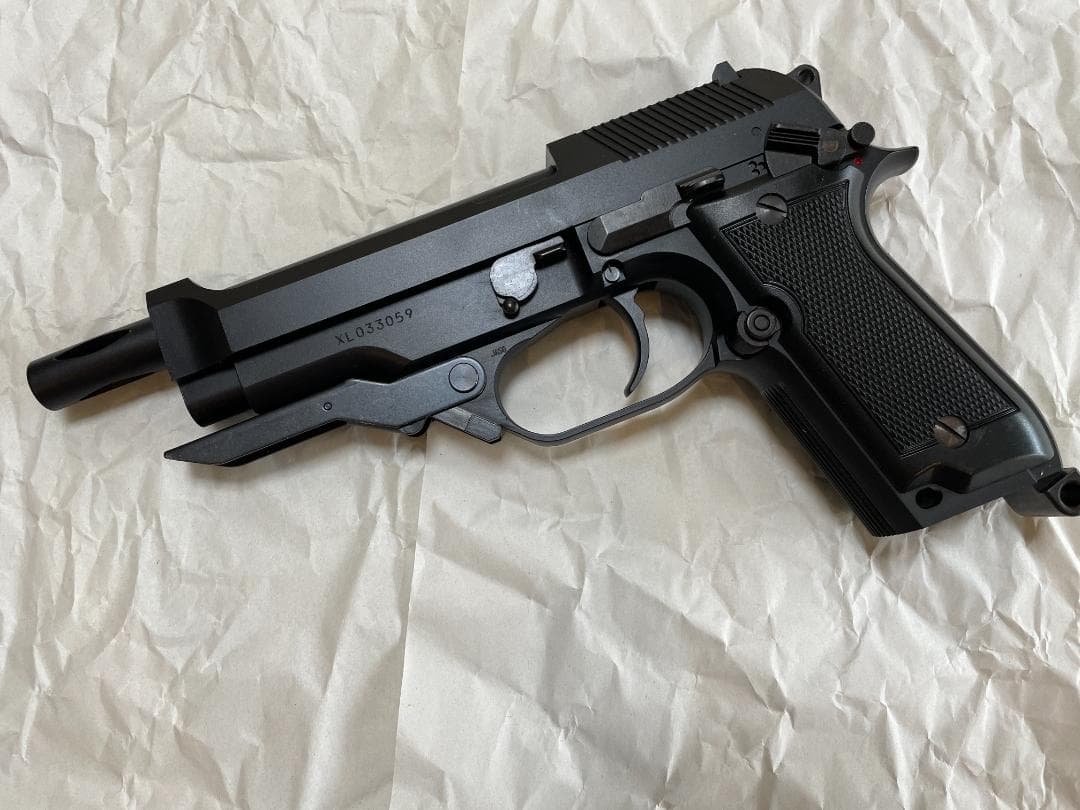 【美品】KSC M93R-Ｃハンドガンブラック セカンドバージョンBB弾ボトル付