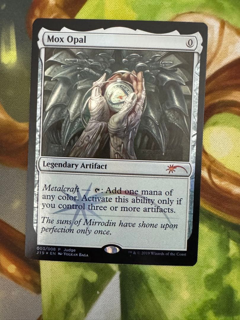 オパールのモックス　Opal Mox 英語　foil ジャッジ褒賞