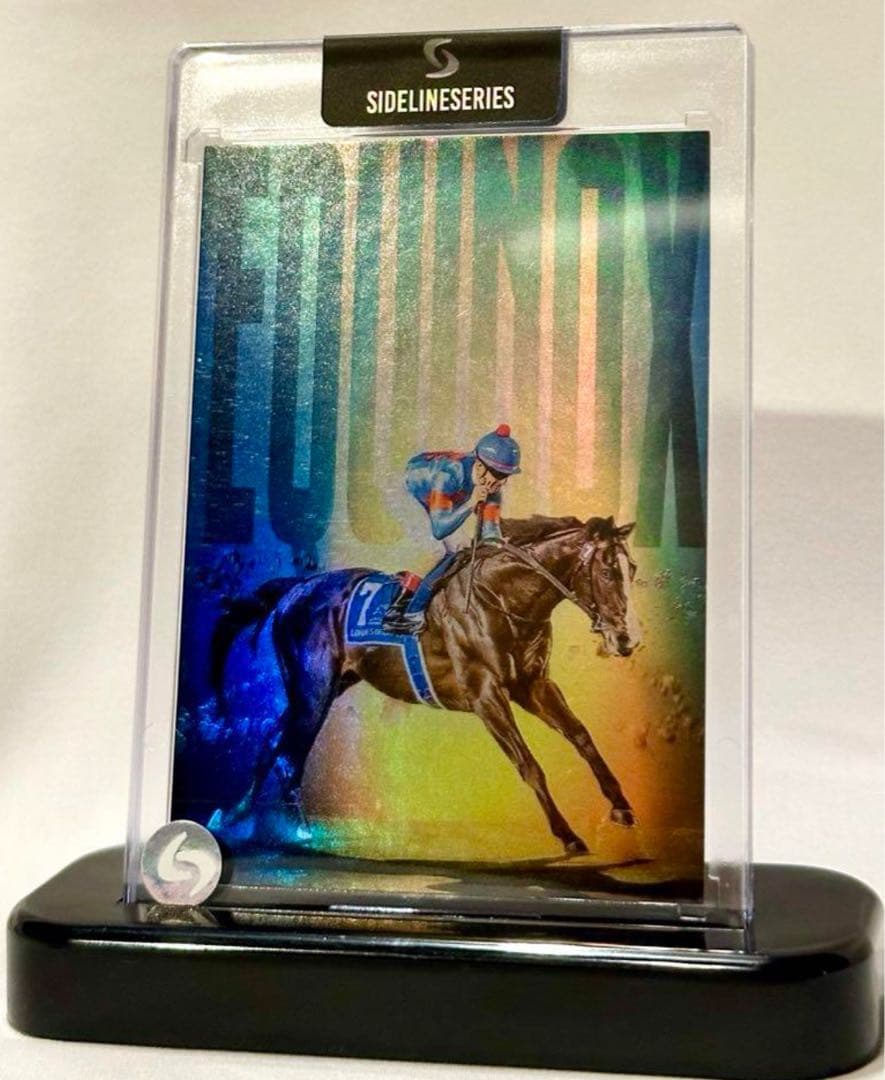 イクイノックス ホースレーシングカード 世界限定 ルメール ケース台座付