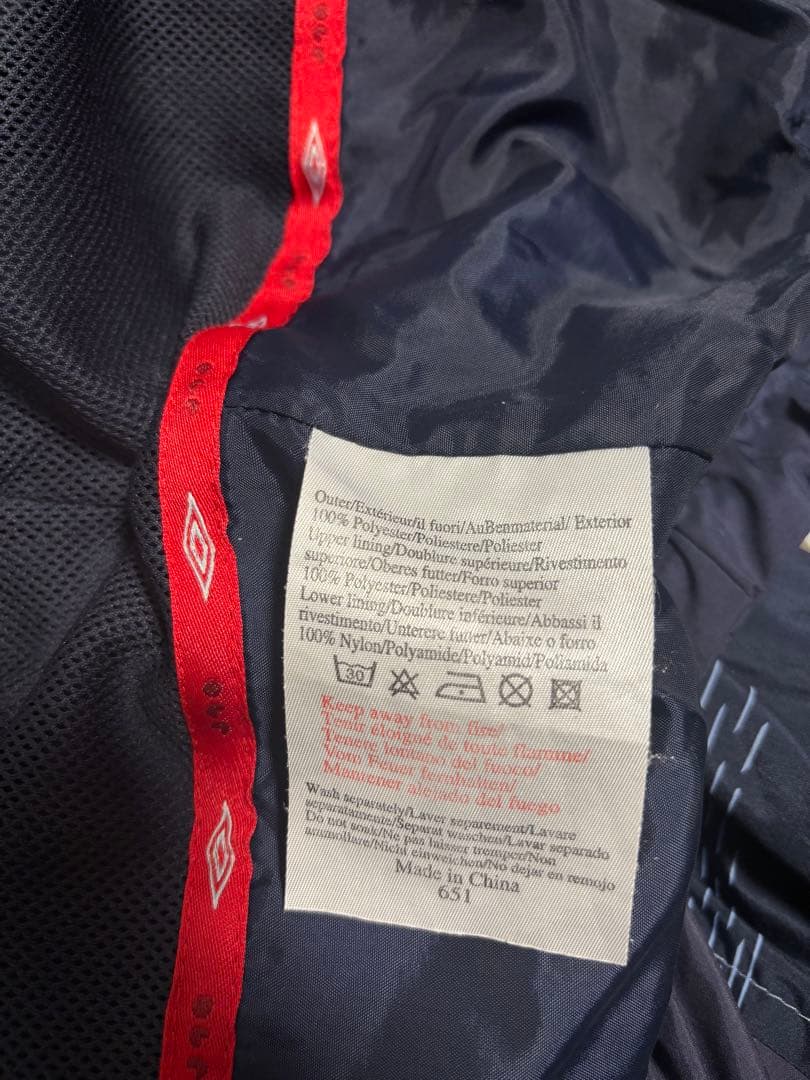 値下げ　アンブロ　イングランド代表 マウンテンパーカー　ナイロンジャケット