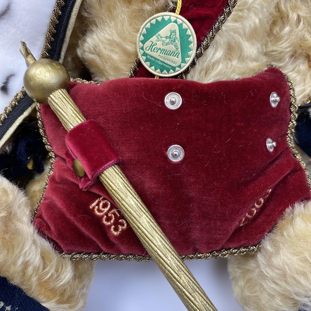 クイーンエリザベス2世　テディベア　Hermann限定 NO.377