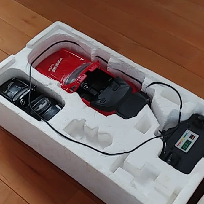 リモートコントロールカー　ポルシェターボ昭和レトロ