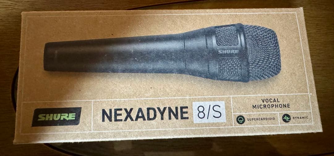 新品同様・SHURE・NEXADYNE 8/S・プロ御用達マイク