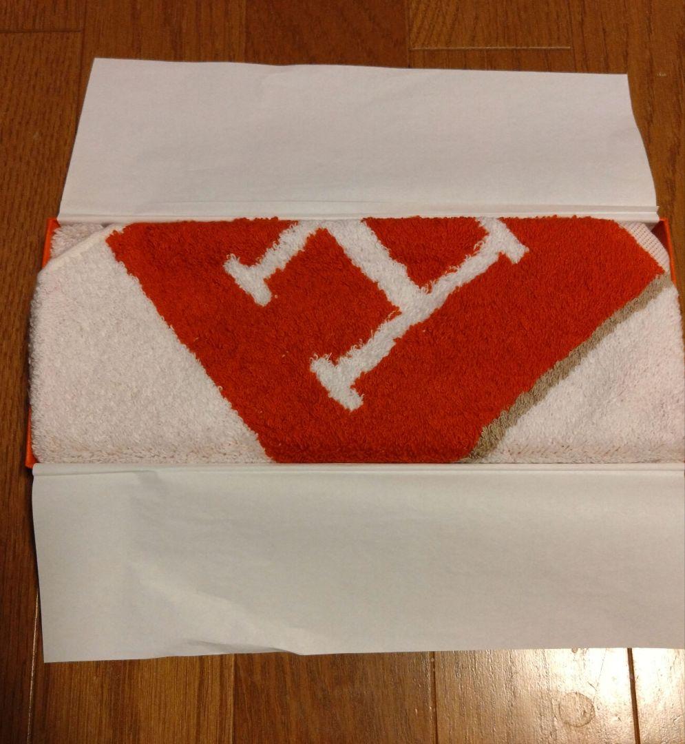 【新品　未使用】エルメス HERMES タオルハンカチ　袋付