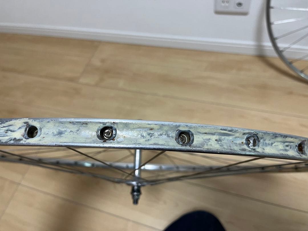 カンパニョーロ前後NJSハブホイール　サンシンNJSフロントホイール