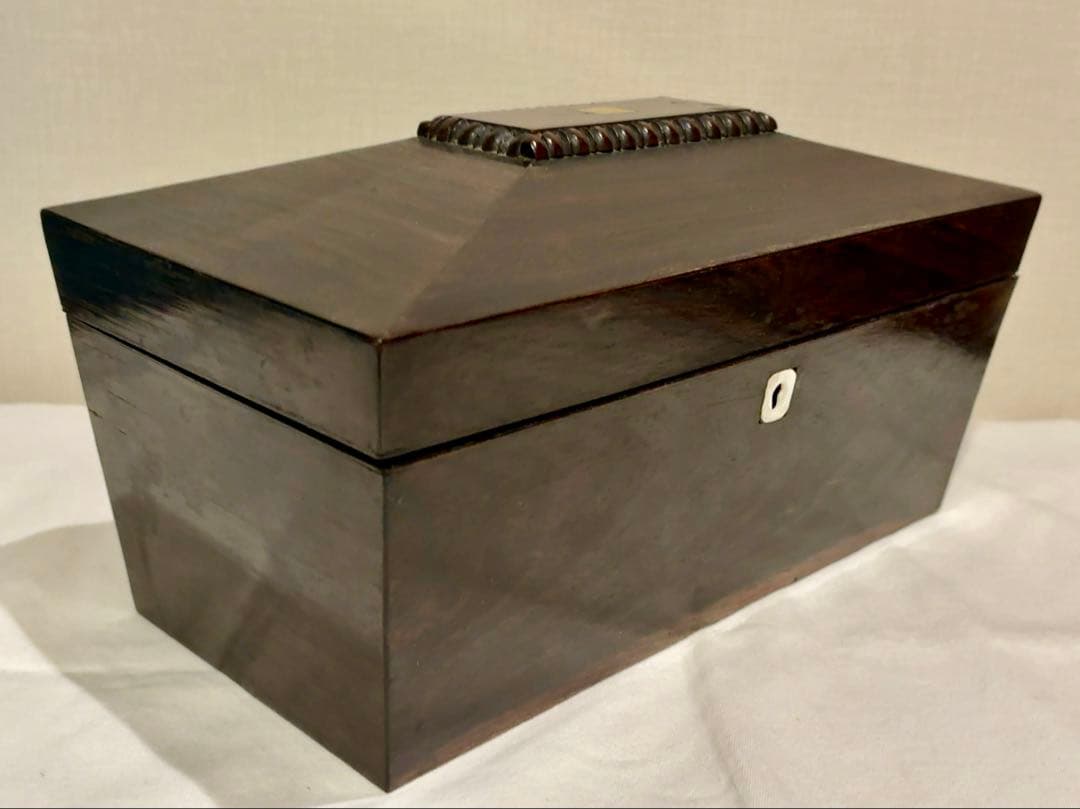 イギリスアンティーク ティーキャディー