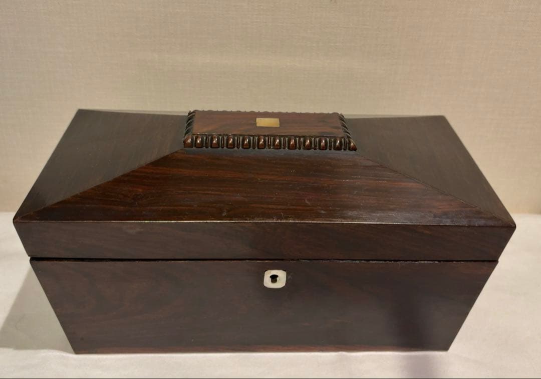 イギリスアンティーク ティーキャディー